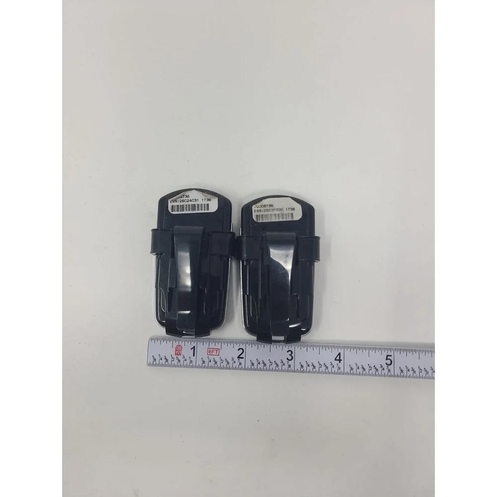 Lot of 2 DSC WT4989 4-Button Wireless Security Key fob w/ Icon Display Working